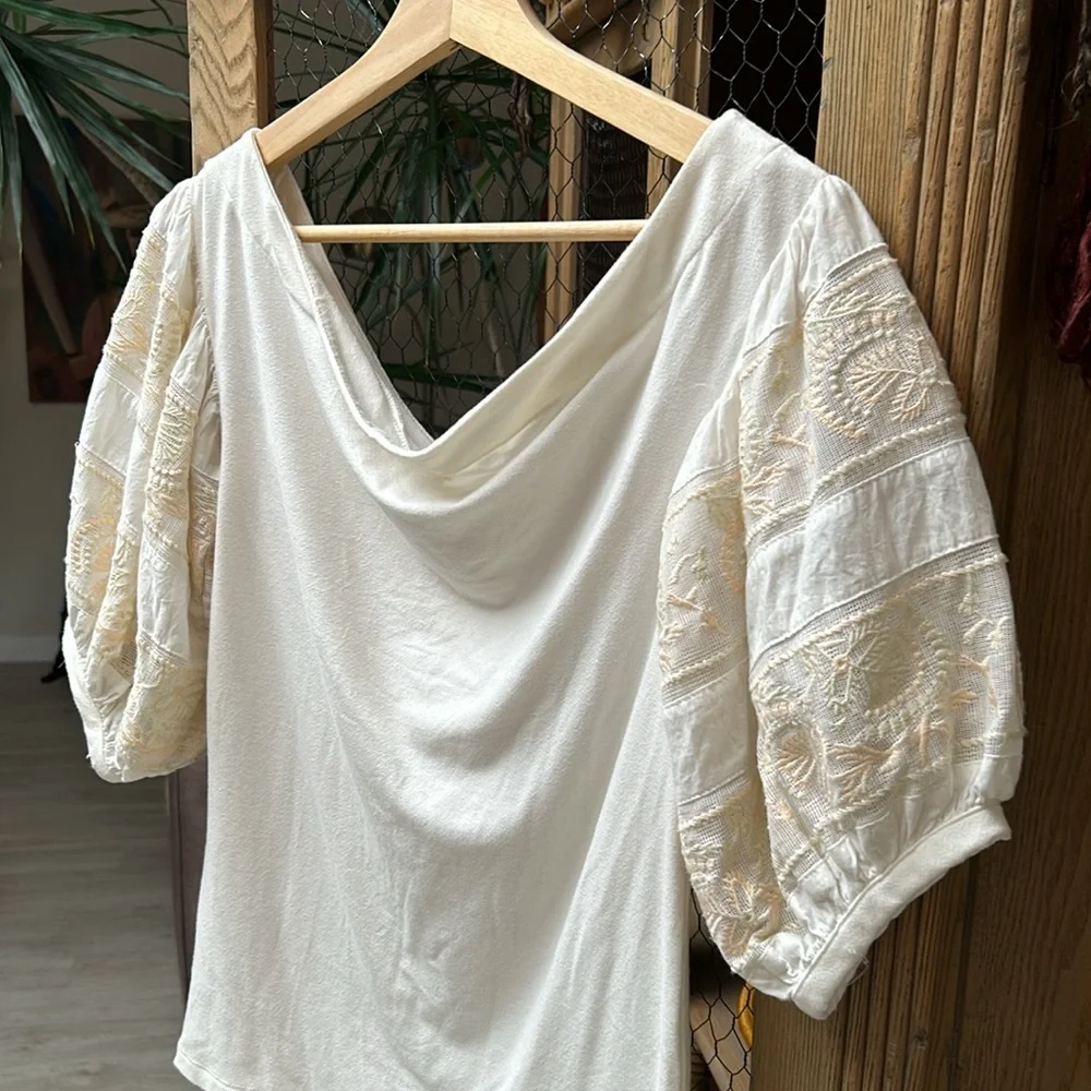 Free People Rock With It Off the Shoulder Top